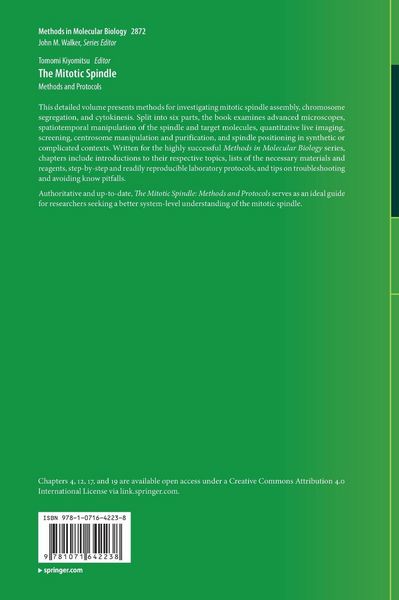 Produktbild: The Mitotic Spindle