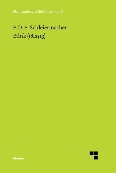 Produktbild: Ethik (1812/13)