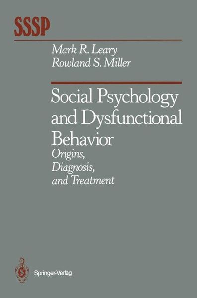 Produktbild: Social Psychology and Dysfunctional Behavior