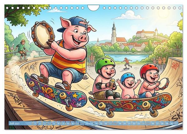 Produktbild: Tierisch musikalisch - Taktgef&uuml;hl mit Humor (Wandkalender 2027 DIN A4 quer), CALVENDO Monatskalender