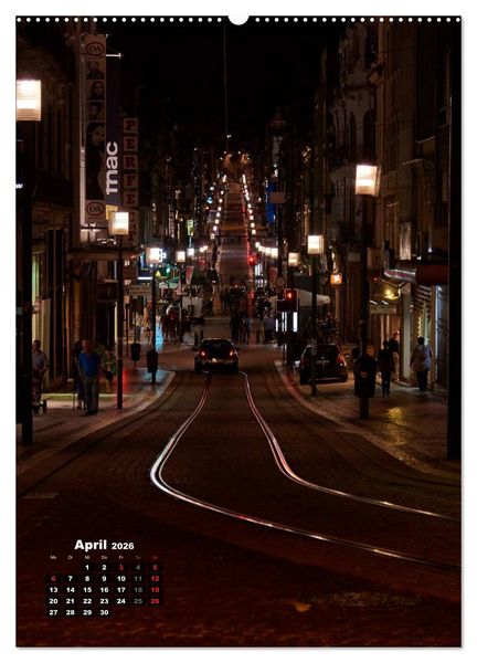 Produktbild: Porto Tag und Nacht (Wandkalender 2026 DIN A2 hoch), CALVENDO Monatskalender