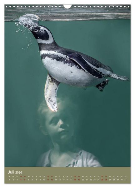 Produktbild: Portraits of Animals (Wandkalender 2026 DIN A3 hoch), CALVENDO Monatskalender