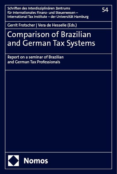 Produktbild: Comparison of Brazilian and German Tax Systems