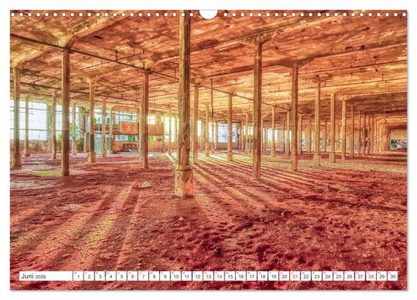 Produktbild: Lost Places - Verlassene R&auml;ume (Wandkalender 2026 DIN A3 quer), CALVENDO Monatskalender