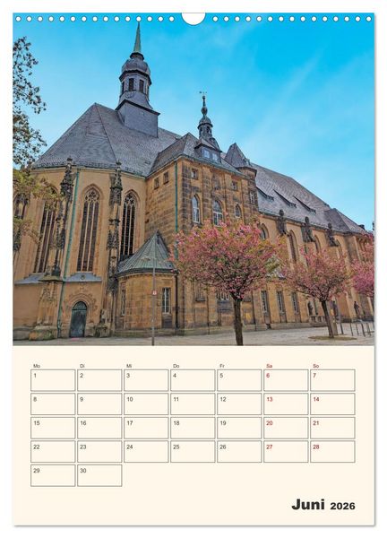 Produktbild: Chemnitz Kulturhauptstadt Terminplaner (Wandkalender 2026 DIN A3 hoch), CALVENDO Monatskalender