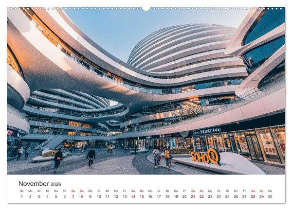 Produktbild: Peking - Die faszinierende Hauptstadt Chinas. (Wandkalender 2026 DIN A2 quer), CALVENDO Monatskalender