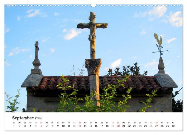 Produktbild: Jakobsweg - Camino Portugues (Wandkalender 2026 DIN A2 quer), CALVENDO Monatskalender