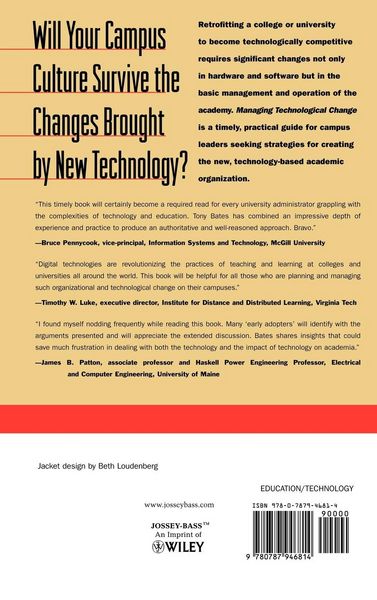 Produktbild: Managing Technological Change Colleges