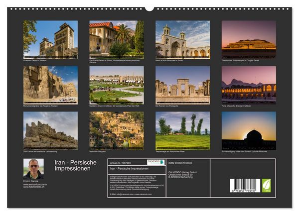 Produktbild: Iran - Persische Impressionen (hochwertiger Premium Wandkalender 2026 DIN A2 quer), Kunstdruck in Hochglanz