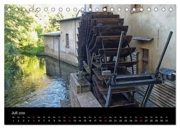 Produktbild: Wasserm&uuml;hlen an der Dahme (Tischkalender 2026 DIN A5 quer), CALVENDO Monatskalender