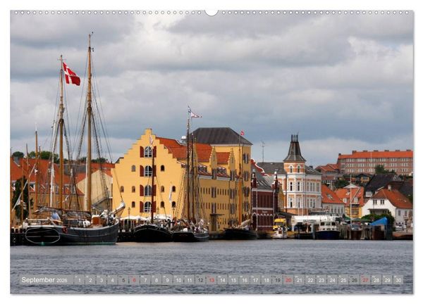 Produktbild: D&auml;nemark - Ostseek&uuml;ste (Wandkalender 2026 DIN A2 quer), CALVENDO Monatskalender