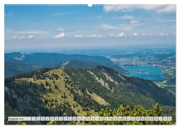 Produktbild: Sehnsuchtsziel Berge - Unterwegs in den Bergwelt rund um M&uuml;nchen (hochwertiger Premium Wandkalender 2026 DIN A2 quer), Kunstdruck in Hochglanz