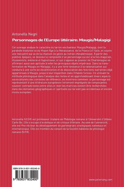 Produktbild: Personnages de l&rsquo;Europe litt&eacute;raire: Maugis/Malagigi