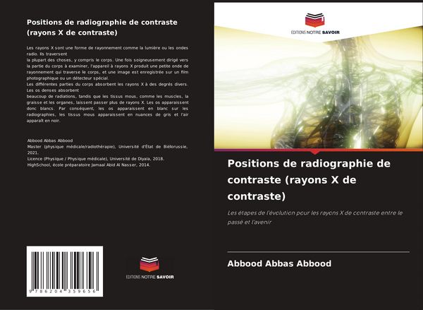 Produktbild: Positions de radiographie de contraste (rayons X de contraste)