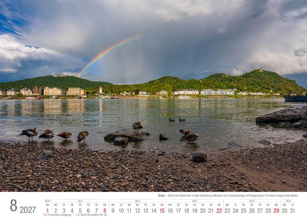 Produktbild: Bonn 2027 Bildkalender A3 quer, spiralgebunden