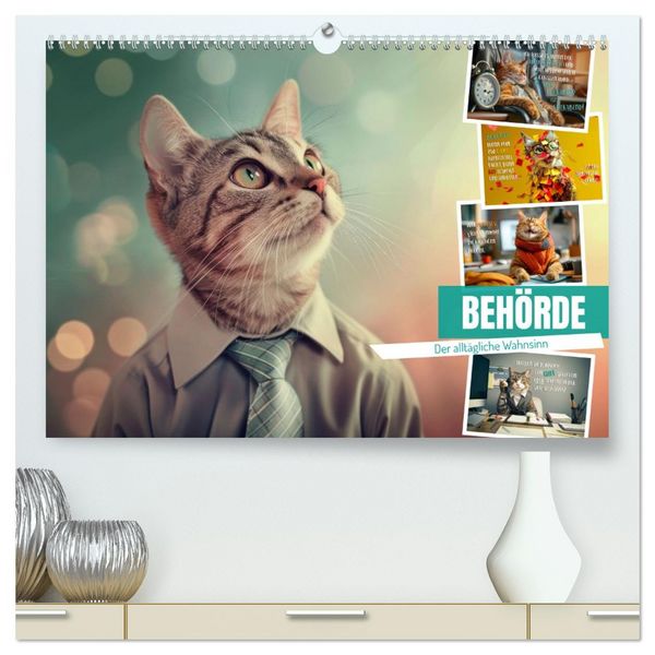 Produktbild: BEH&Ouml;RDE Der allt&auml;gliche Wahnsinn (hochwertiger Premium Wandkalender 2026 DIN A2 quer), Kunstdruck in Hochglanz