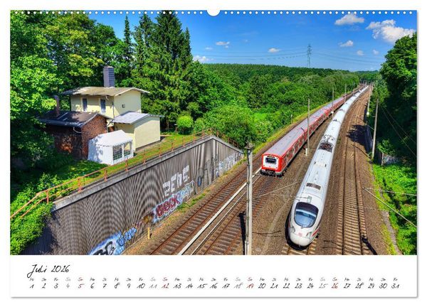 Produktbild: Unser buntes Bergedorf (Wandkalender 2026 DIN A2 quer), CALVENDO Monatskalender