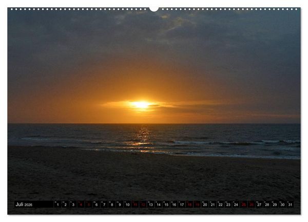 Produktbild: Entlang der Nordseek&uuml;ste (hochwertiger Premium Wandkalender 2026 DIN A2 quer), Kunstdruck in Hochglanz