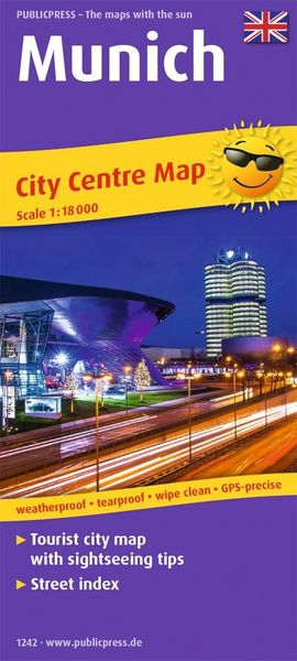 Munich City Centre Map, Sonstige von , KOMPASS freytag und berndt, 9783961322428
