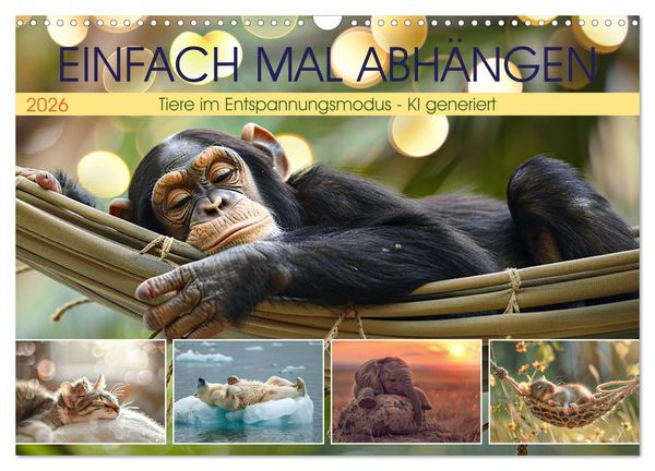 Produktbild: Einfach mal abh&auml;ngen (Wandkalender 2026 DIN A3 quer), CALVENDO Monatskalender