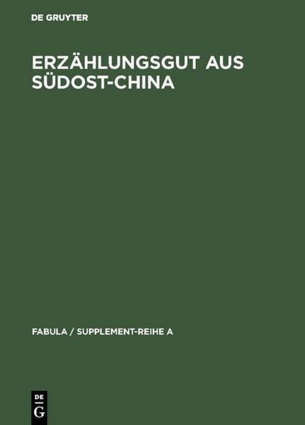 Produktbild: Erz&auml;hlungsgut aus S&uuml;dost-China
