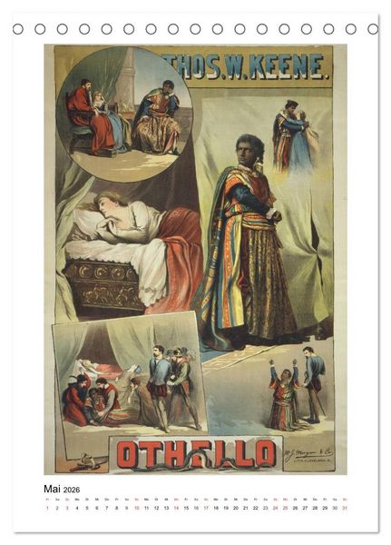 Produktbild: NOSTALGIE Poster aus Film, Theater und Werbung (Tischkalender 2026 DIN A5 hoch), CALVENDO Monatskalender