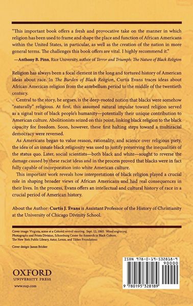 Produktbild: The Burden of Black Religion