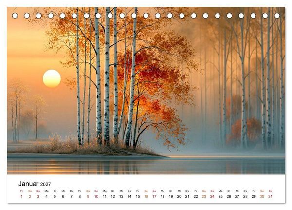 Produktbild: Zeitreise Natur (Tischkalender 2027 DIN A5 quer), CALVENDO Monatskalender