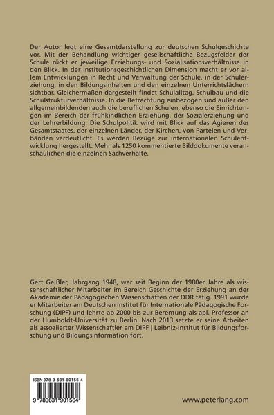 Produktbild: Schulgeschichte in Deutschland