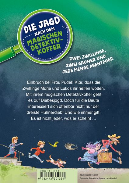 Produktbild: Die Jagd nach dem magischen Detektivkoffer, Band 3 - H&uuml;hnerdieb gesucht!