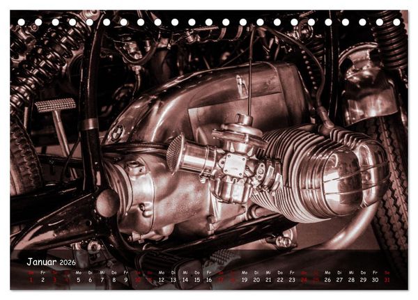 Produktbild: Custombikes 2026 (Tischkalender 2026 DIN A5 quer), CALVENDO Monatskalender