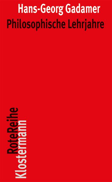 Produktbild: Philosophische Lehrjahre