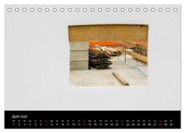 Produktbild: Baustellen (Tischkalender 2026 DIN A5 quer), CALVENDO Monatskalender