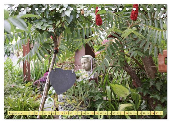 Produktbild: Gartenzauber (Tischkalender 2026 DIN A5 quer), CALVENDO Monatskalender