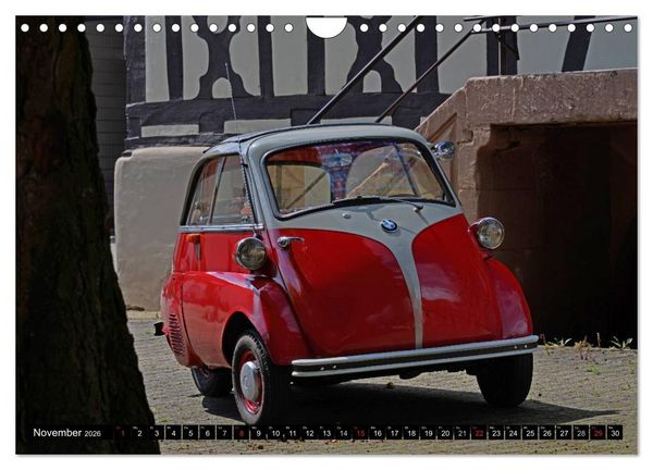 Produktbild: BMW Isetta - Die Knutschkugel (Wandkalender 2026 DIN A4 quer), CALVENDO Monatskalender