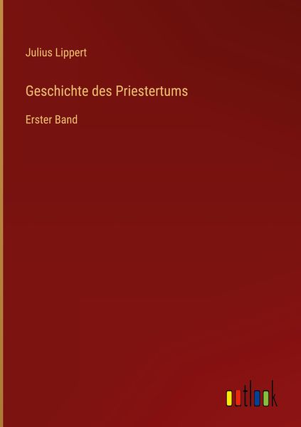 Produktbild: Geschichte des Priestertums