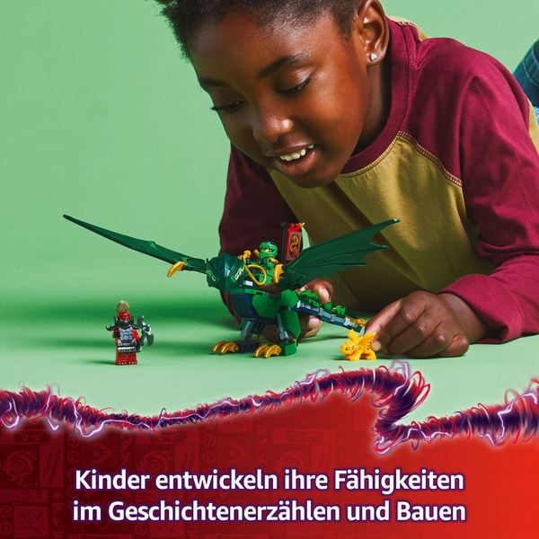 Produktbild: LEGO NINJAGO Lloyds grüner Walddrache - Drache mit Minifiguren 71829
