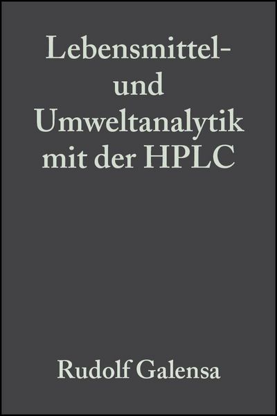 Produktbild: Lebensmittel- und Umweltanalytik mit der HPLC
