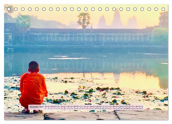 Produktbild: Spiritual Light of Asia (Desk Calendar 2027 DIN A5 landscape), CALVENDO 12 Month DeskCalendar