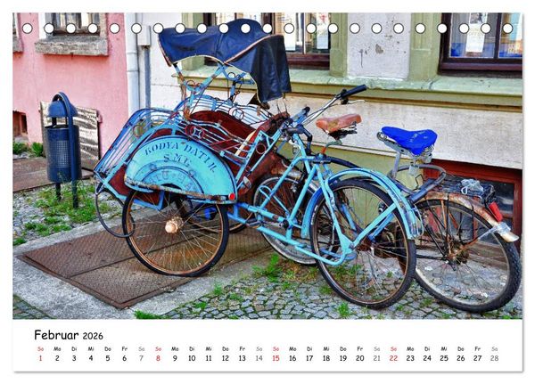 Produktbild: Velomantisch - Radimpressionen (Tischkalender 2026 DIN A5 quer), CALVENDO Monatskalender