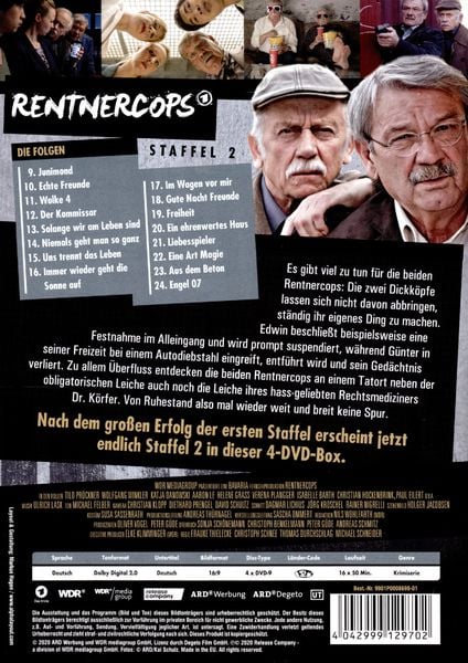Produktbild: Rentnercops - 2. Staffel [4 DVDs]