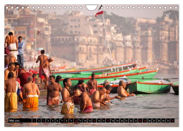 Produktbild: Indien - Varanasi (Wandkalender 2026 DIN A4 quer), CALVENDO Monatskalender