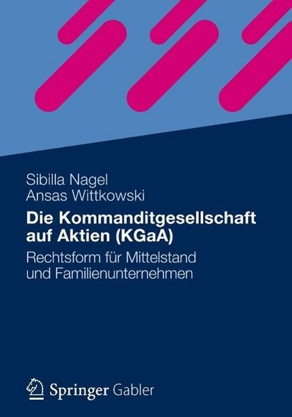 Produktbild: Die Kommanditgesellschaft auf Aktien (KGaA)
