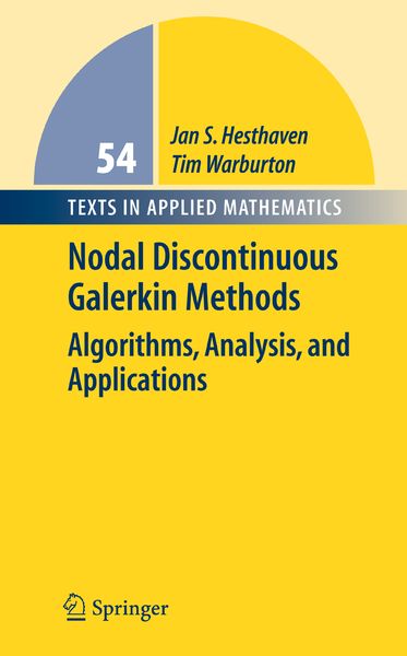 Produktbild: Nodal Discontinuous Galerkin Methods