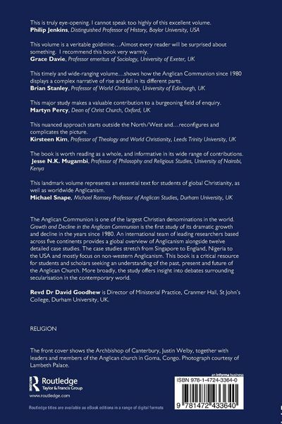 Produktbild: Growth and Decline in the Anglican Communion