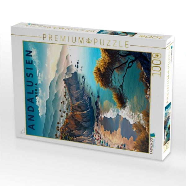 Produktbild: CALVENDO Puzzle Nerja | 1000 Teile Lege-Gr&ouml;&szlig;e 64x48cm Foto-Puzzle f&uuml;r gl&uuml;ckliche Stunden