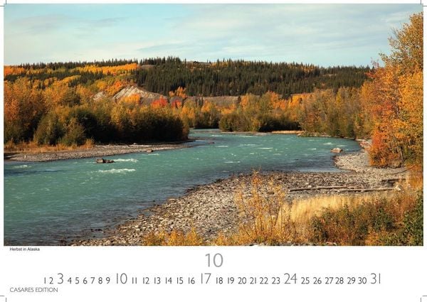 Produktbild: Alaska Kalender 2027 &ndash; Wandkalender | Fotokalender Nordamerika 35x50cm -mit beeindruckenden Naturmotiven, Gletscher, Wildnis und faszinierende Landschaften