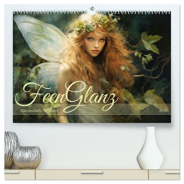 Feenglanz (hochwertiger Premium Wandkalender 2026 DIN A2 quer), Kunstdruck in Hochglanz