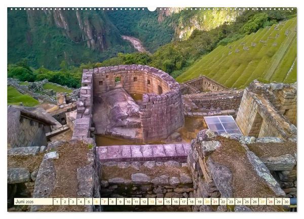 Produktbild: Machu Picchu - Stadt der Inka (hochwertiger Premium Wandkalender 2026 DIN A2 quer), Kunstdruck in Hochglanz