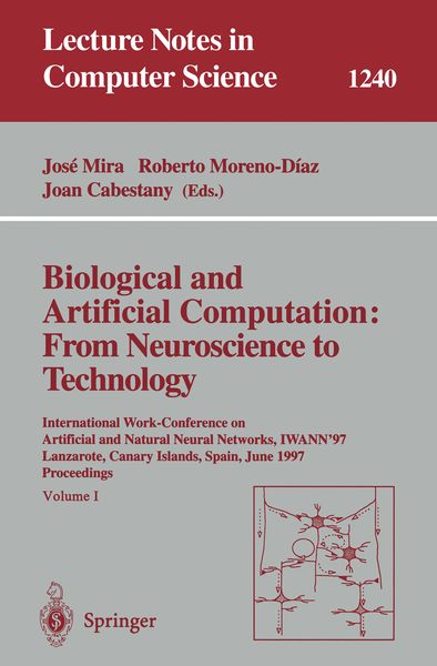 Produktbild: Biological and Artificial Computation: From Neuroscience to Technology